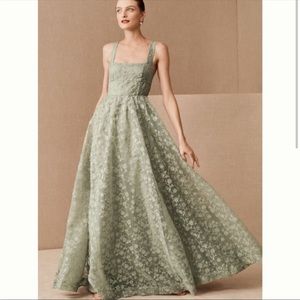 BHLDN Phoebe Organza maxi dress